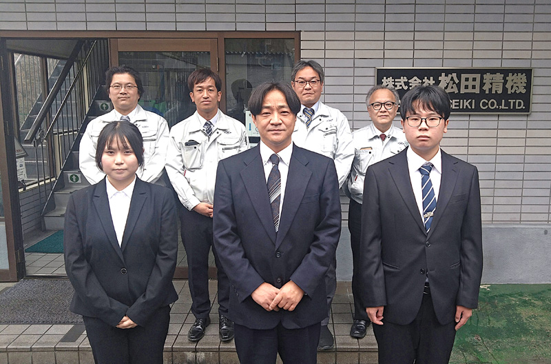 入社式の様子1